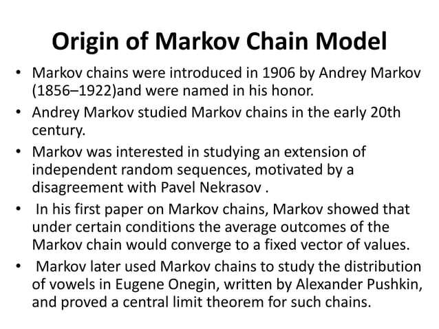 Markov Chain Model Sciencelery Markov Chain Model Sciencelery