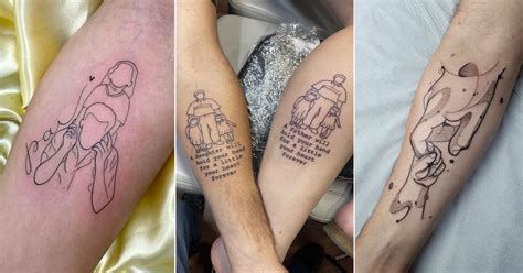Matching Father Daughter Tattoos Ideas