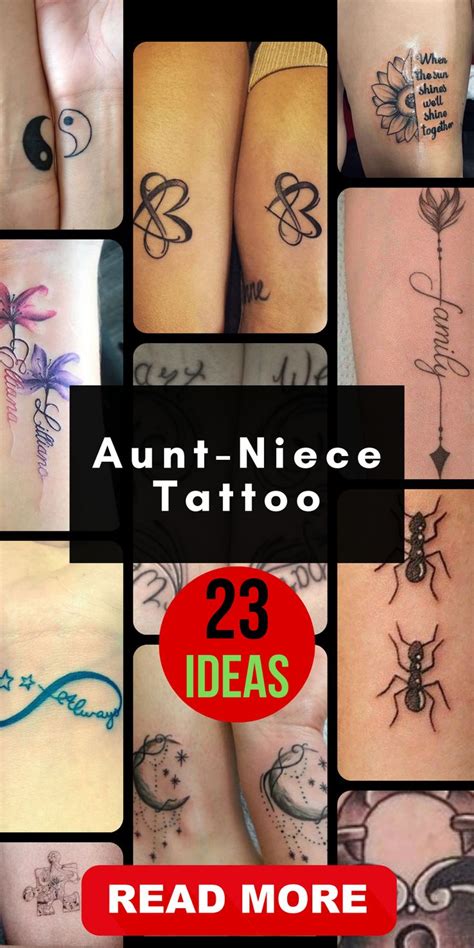Matching Tattoos for Aunts and Nieces: Bonding Ink Ideas
