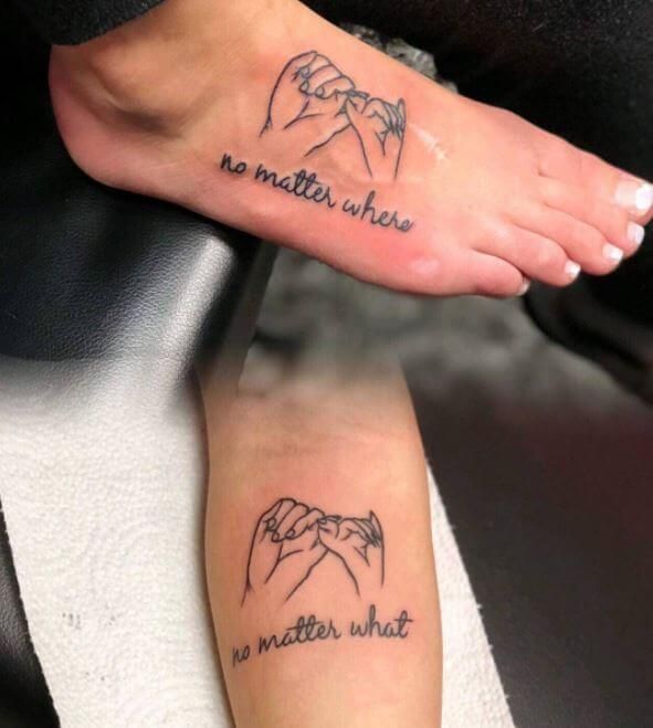 Matching Tattoos For Aunt And Niece