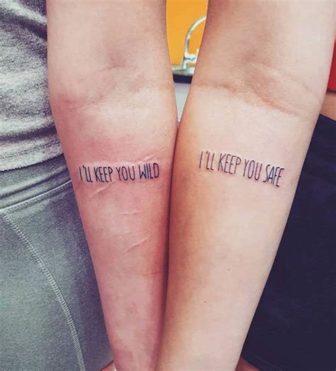 Matching Tattoos For Boy And Girl Best Friends