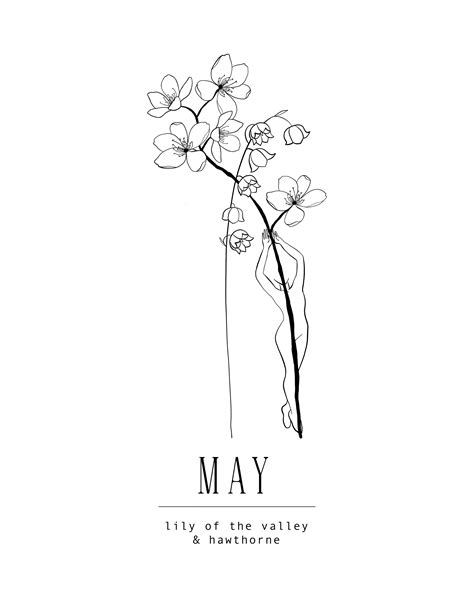 Lily of the Valley: May Birth Flower Drawing Ideas