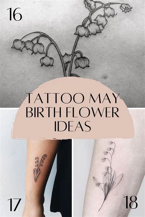 May Birth Flower Tattoo Ideas Design Talk