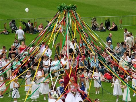 May Day Beltane Maypole Dancing Jamaika Einwanderer Kultur