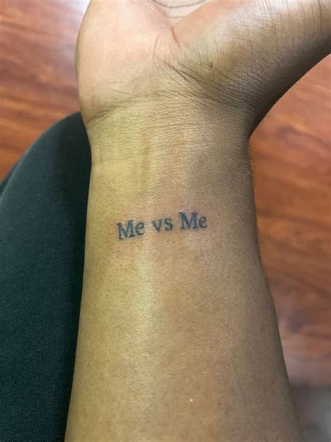Me Vs Me Tattoo Artofit