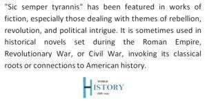 Meaning And Origin Story Of The Phrase Sic Semper Tyrannis World