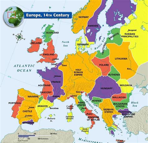 Medieval Europe Map