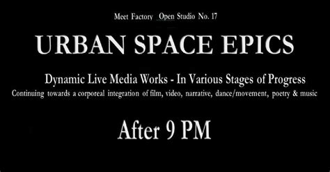 Meetfactory Urban Space Epics