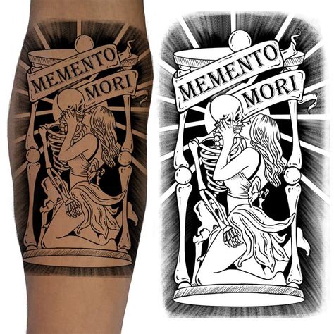 Memento Mori Tattoo Stencil Memento Mori Tattoo Stencil