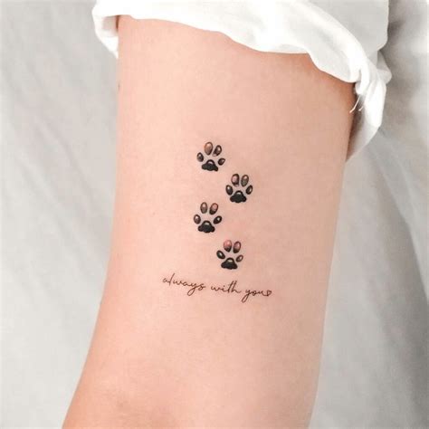 Memorial Dog Paw Print Tattoo Design Dog Memorial Tattoos Paw Tattoo