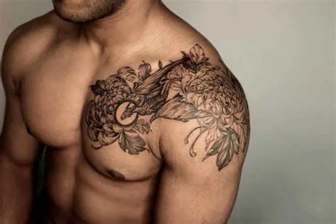 Mens Chest Shoulder Tattoos: Bold Designs & Ideas