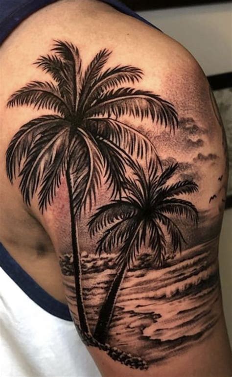 Mens Palm Tree Tattoo Ideas & Meanings