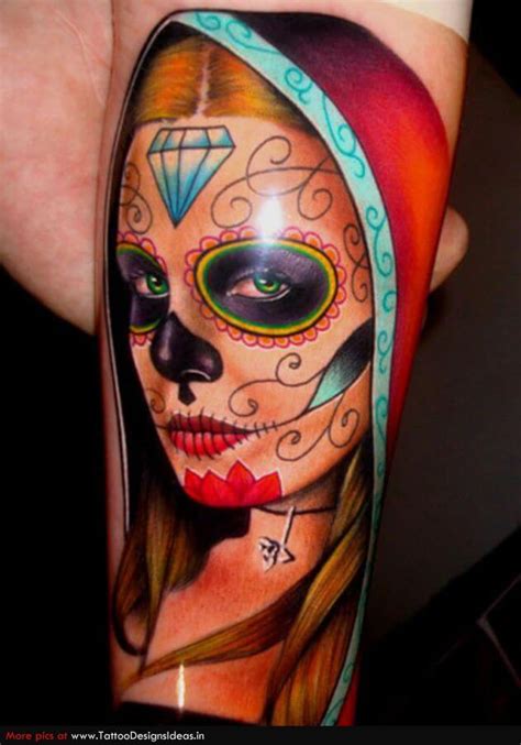 Mexican Candy Skull Tattoo: Bold & Sweet Design Ideas