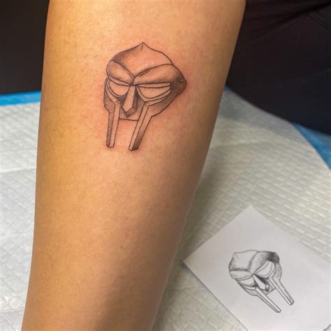 Mf Doom Mask Tattoo Ideas & Inspiration