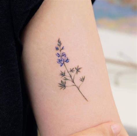 Minimal Flower Bouquet Tattoo Minimal Flower Bouquet Tattoo