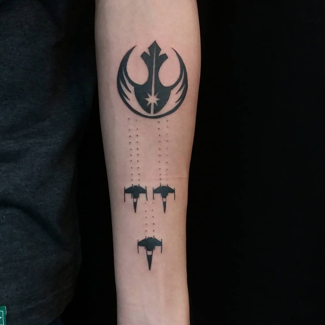 Minimal Star Wars Tattoo Discover 78 Images And 10 Videos