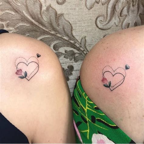 Mother Daughter Heart Tattoos: Matching Ink Ideas