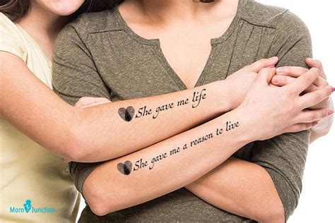 Heartfelt Mother-Daughter Tattoo Quotes to Celebrate Your Bond