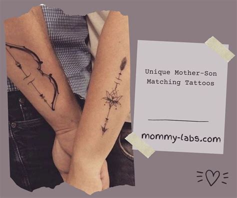 Mother Son Tattoos: Matching Ideas to Celebrate Your Bond