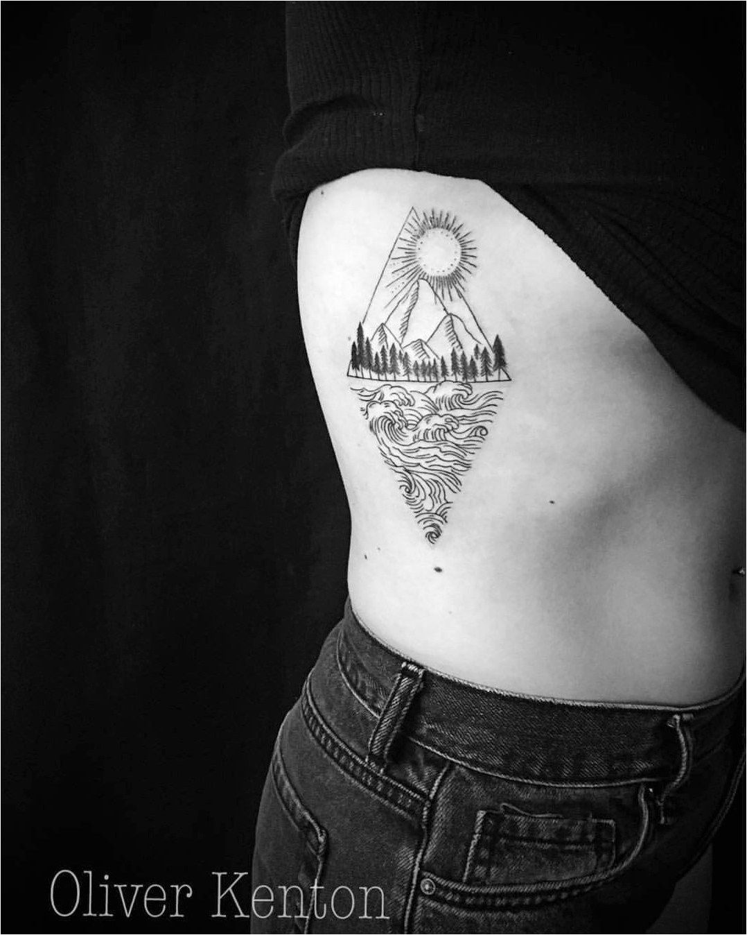 Mountain and Ocean Tattoos: Symbolic Ink Ideas