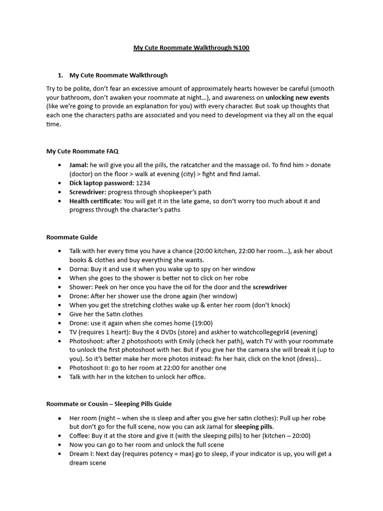 My Cute Roommate 2 Initial Release My Cute Roommate 2 Download