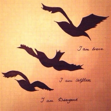 My Divergent Tattoo Yup I Am Getting Bird Silhouettes I Really
