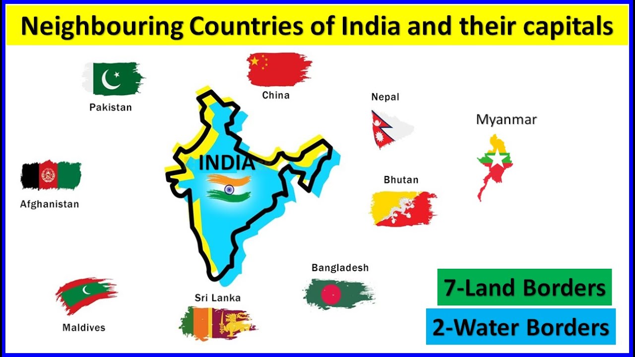 Names Of Boundaries Of India With Neighbouring Countries Names Of Boundaries Of India With Neighbouring Countries