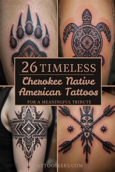 Cherokee Tattoos: Ancient Art, Modern Meaning