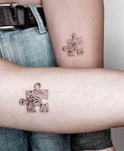 Niece and Aunt Matching Tattoo Ideas & Inspiration