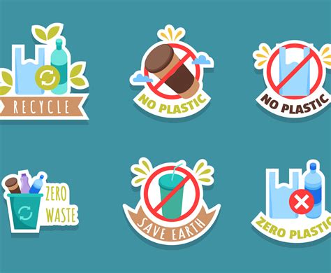 No Plastic Day Campaign Sticker Set Vector Art Graphics Freevector Com No Plastic Day Campaign Sticker Set Vector Art Graphics Freevector Com