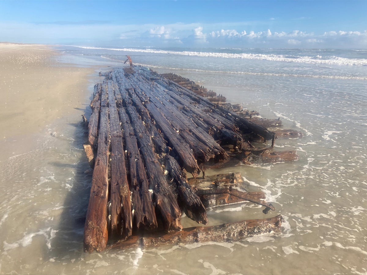 North Carolina Shipwreck Remains A Mystery After Being Revealed By North Carolina Shipwreck Remains A Mystery After Being Revealed By