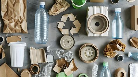 Of Recyclable Materials With Waste Sorting Guide Premium Ai Generated Of Recyclable Materials With Waste Sorting Guide Premium Ai Generated