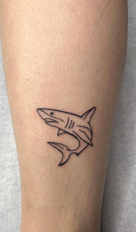 Outline Shark Tattoos
