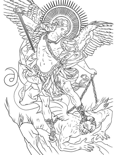 St Michael Tattoo Drawing: Ultimate Outline Guide
