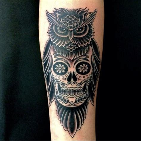 Owl Skull Tattoos Designs Ideas And Meaning Tattoos For You