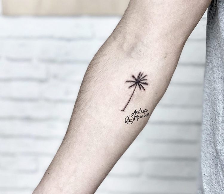 Palm Tree Tattoo By Andrea Morales Post 26756
