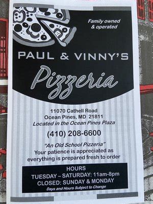 Paul Vinny S Pizzeria Updated March 2025 86 Photos 87 Reviews