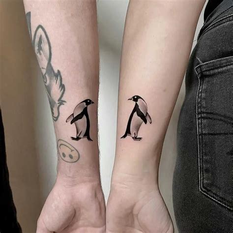 Penguin Tattoos For Couples