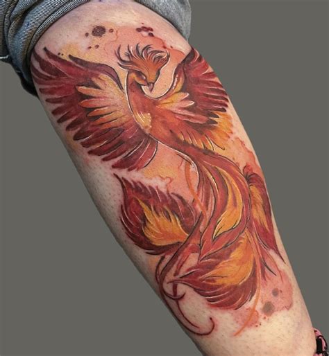 Phoenix Tattoo By Friis Ii Rising Phoenix Tattoo Phoenix Tattoo Arm