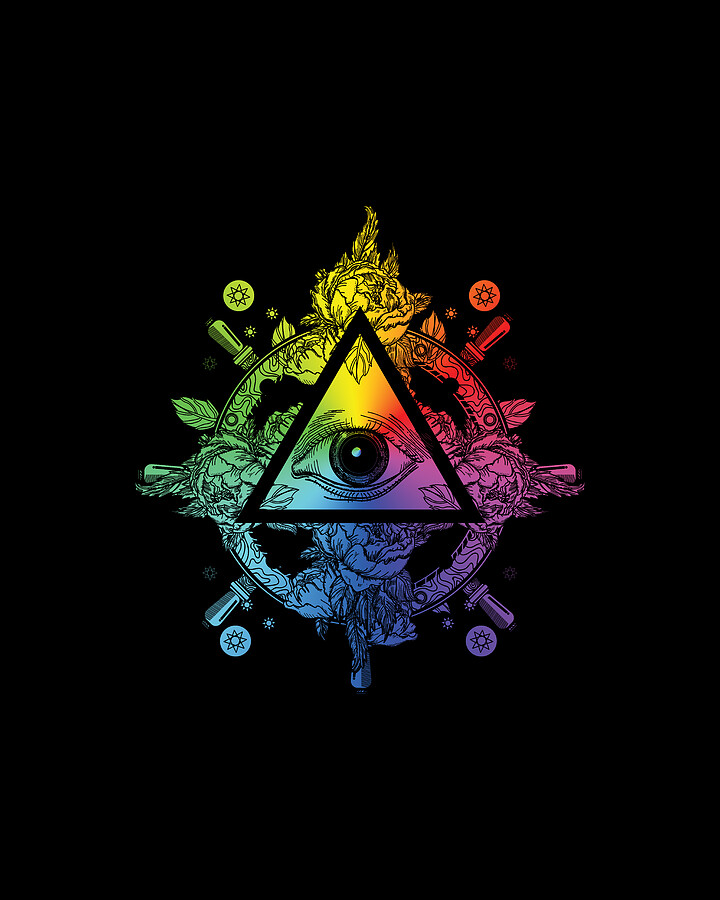 Photo Art Print All Seeing Eye Illuminati And Masonic Symbol Ibex Media