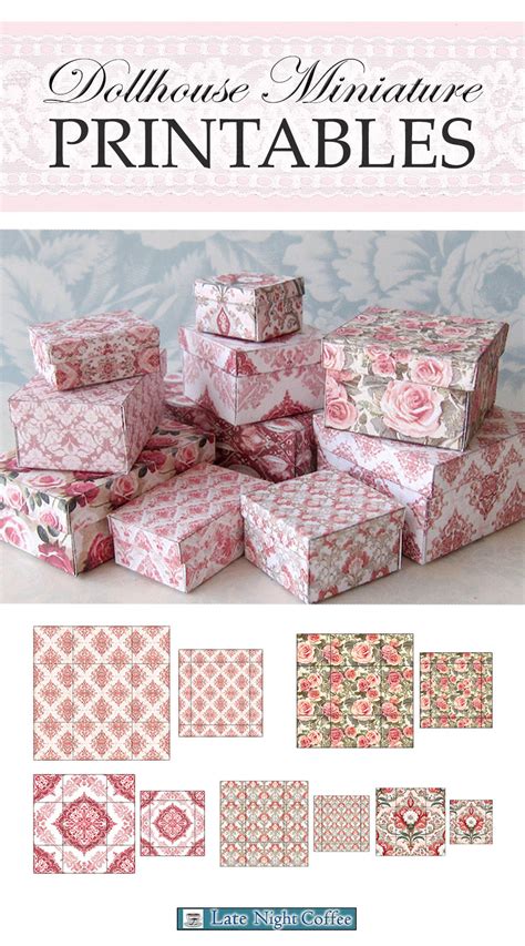 Photo Print Paper Crafts Miniature Printables Dollhouse Miniatures