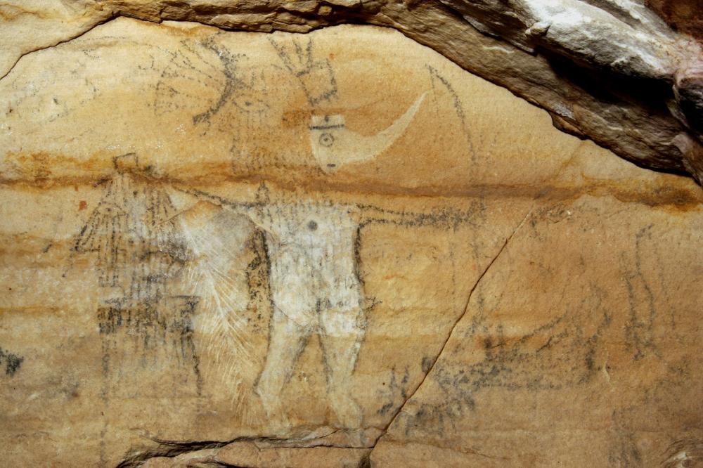Picture Cave Site Of Ancient Native Pictographs Auctioned Cultural
