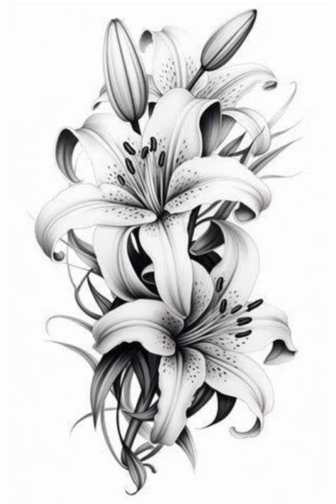 Pin By Calvin Robbins On Ethereal Ink Inspirations Lily Tattoo Lily