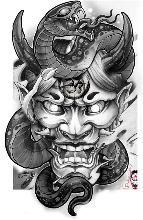 Pin By Sherwin Naluz On Sherwin Oni Mask Tattoo Japanese Tattoo