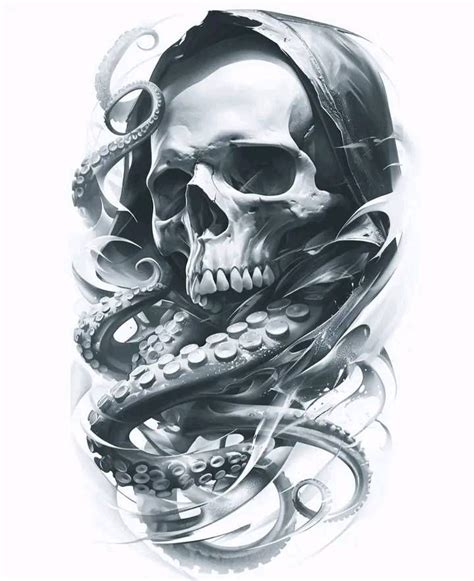 Pin By Smoke Tattoo Studio On Sleeve Tattoos Skull Sleeve