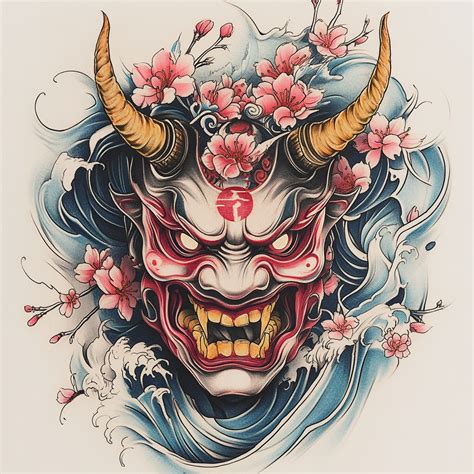Pin By Tattoo Hub On Hannya Mask Tattoo Japanese Tattoo