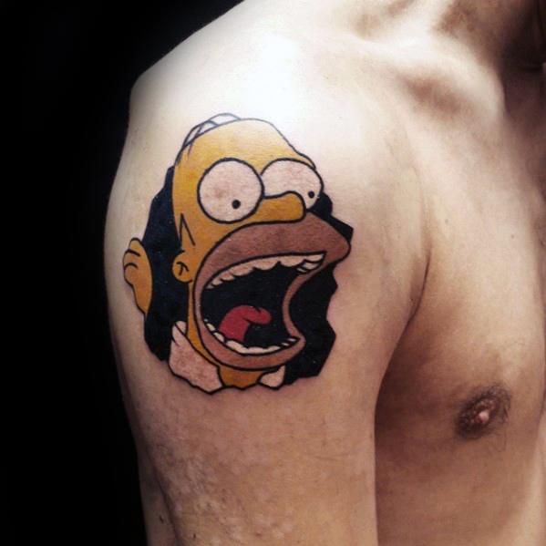 Plekenyes Homer Simpson Vagina Tattoo