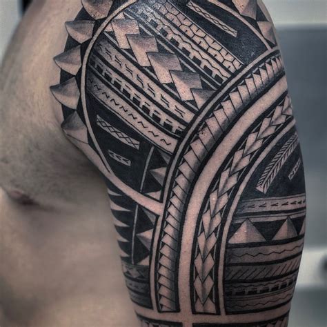 Polynesian Tattoos Arm Pattern Polynesiantattoos Polinezya D Vme