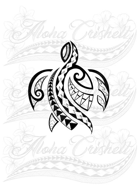 Polynesian Tribal Turtle Byalohacrishell Etsy Polynesian Tribal Turtle Byalohacrishell Etsy