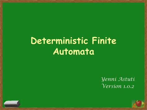Ppt Deterministic Finite Automata Powerpoint Presentation Free